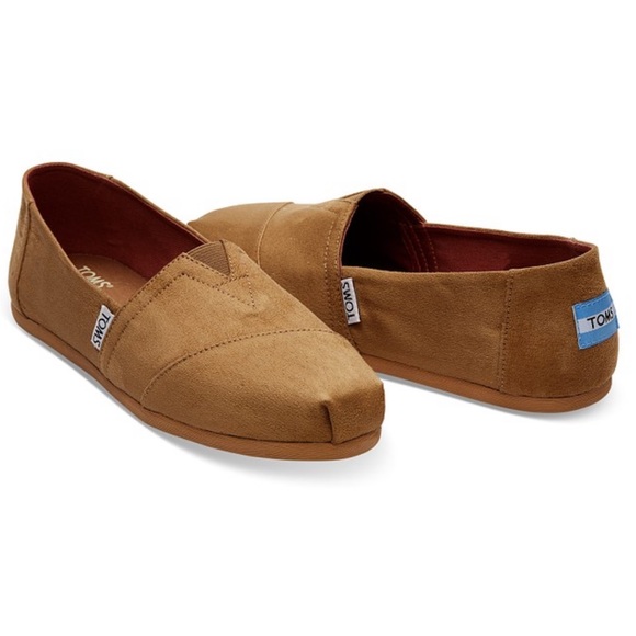 Toms Shoes - TOMS Classic Microfiber Slip-ons in Toffee 🍂